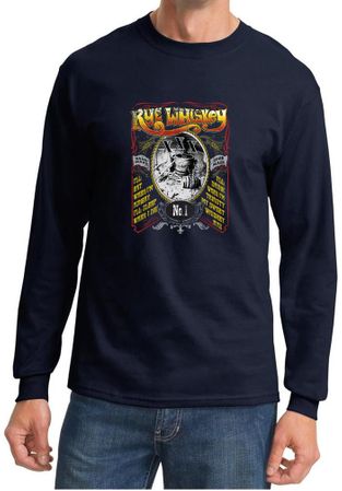 Moonshine Shirt Rye Whiskey Long Sleeve Shirt