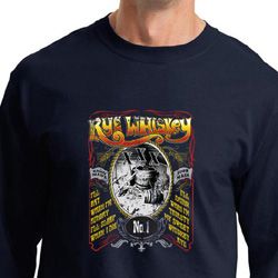 Moonshine Shirt Rye Whiskey Long Sleeve Shirt