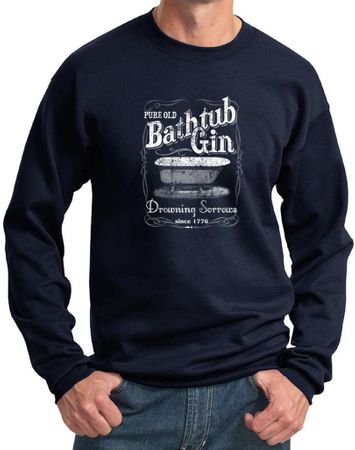 Moonshine Sweatshirt Bathtub Gin Sweatshirt