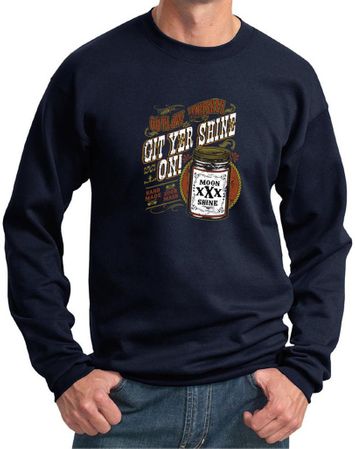 Moonshine Sweatshirt Git Yer Shine On Sweatshirt