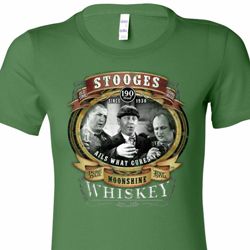 Moonshine Whiskey Ladies Three Stooges Shirts