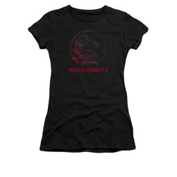 Mortal Kombat Shirt Juniors Bloody Logo Black T-Shirt Mortal Kombat Shirt Juniors Bloody Logo Black T-Shirt