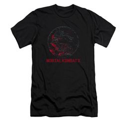Mortal Kombat Shirt Slim Fit Bloody Logo Black T-Shirt Mortal Kombat Shirt Slim Fit Bloody Logo Black T-Shirt