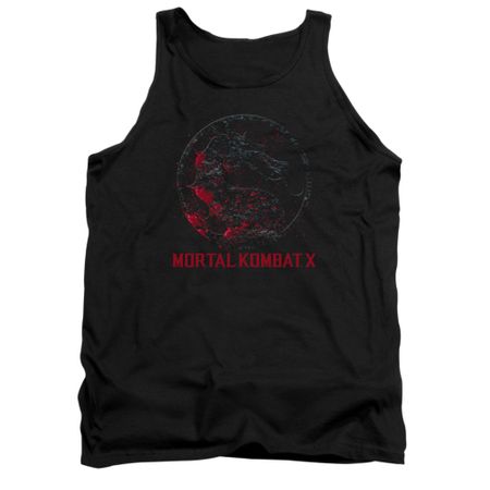 Mortal Kombat Shirt Tank Top Bloody Logo Black Tanktop