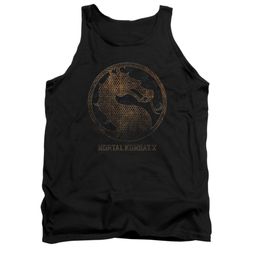 Mortal Kombat Shirt Tank Top Metal Logo Black Tanktop