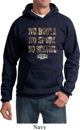 Mossy Oak No Boots No Spurs No Service Hoodie