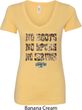 Mossy Oak No Boots No Spurs No Service Ladies V-Neck Shirt