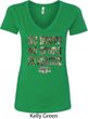 Mossy Oak No Boots No Spurs No Service Ladies V-Neck Shirt