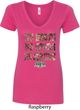 Mossy Oak No Boots No Spurs No Service Ladies V-Neck Shirt