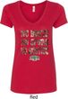Mossy Oak No Boots No Spurs No Service Ladies V-Neck Shirt