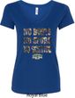 Mossy Oak No Boots No Spurs No Service Ladies V-Neck Shirt
