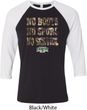 Mossy Oak No Boots No Spurs No Service Mens Raglan Shirt