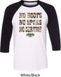 Mossy Oak No Boots No Spurs No Service Mens Raglan Shirt