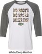Mossy Oak No Boots No Spurs No Service Mens Raglan Shirt