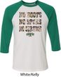 Mossy Oak No Boots No Spurs No Service Mens Raglan Shirt