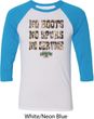 Mossy Oak No Boots No Spurs No Service Mens Raglan Shirt