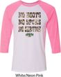 Mossy Oak No Boots No Spurs No Service Mens Raglan Shirt