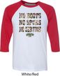 Mossy Oak No Boots No Spurs No Service Mens Raglan Shirt