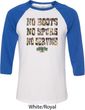 Mossy Oak No Boots No Spurs No Service Mens Raglan Shirt