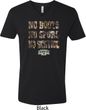 Mossy Oak No Boots No Spurs No Service Mens V-Neck Shirt