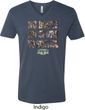 Mossy Oak No Boots No Spurs No Service Mens V-Neck Shirt