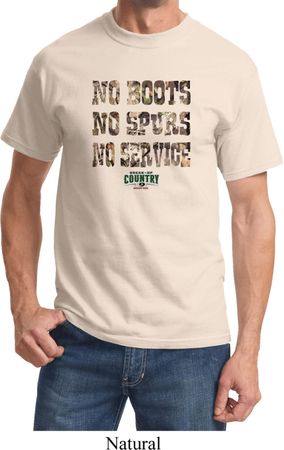 Mossy Oak No Boots No Spurs No Service Shirt