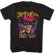 Motley Crue Spraypaint 1987 Tour Adult T-shirt - Black