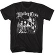 Motley Crue CREW Glam 80s Band T-shirt - Black