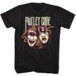 Motley Crue Drama Masks Adult T-shirt - Black