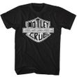 Motley Crue MC Logo Adult 80s Glam T-shirt - Black