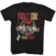Motley Crue 1987 Tour Adult T-shirt - Black