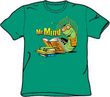 Mr Mind T-shirt - Monster Society of Evil Adult Kelly Green Tee