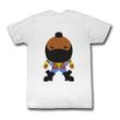 Mr. T Shirt Bubble T Adult White Tee T-Shirt