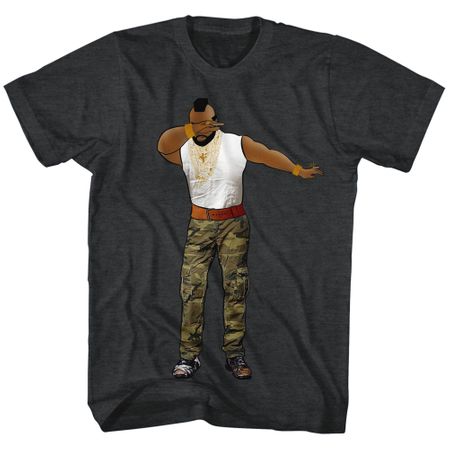 Mr. T Shirt Dabbin' Heather Charcoal T-Shirt
