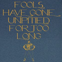 Mr. T Shirt It Ends Now Adult Blue Heather Tee T-Shirt