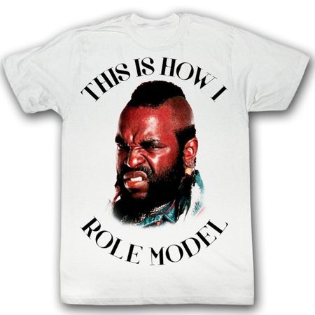 Mr. T Shirt Lexi Adult White Tee T-Shirt