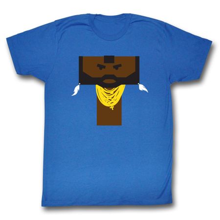 Mr. T Shirt Literal T Royal Blue T-Shirt