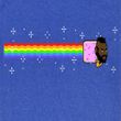 Mr. T Shirt Nyan Nyan Nyan Adult Royal Tee T-Shirt