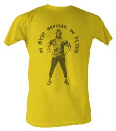Mr. T T-Shirt - Flyin A-Team Adult Gold Tee Shirt