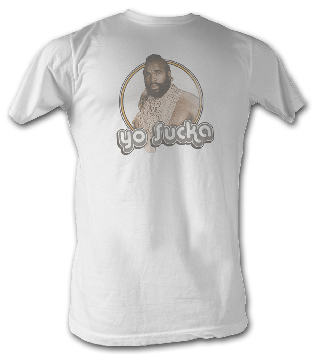 Mr. T Sucka T-Shirt – Classic Vintage Funny Graphic Tee For Men - View #10
