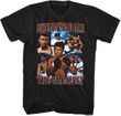 Muhammad Ali COLLAGE Mens Boxing Tee Shirt - Black
