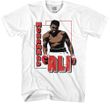 Muhammad Ali Greatest White Tee Shirt - Men's Sizes