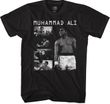 Muhammad Ali PHOTO COLLAGE Mens Tee Shirt - Black