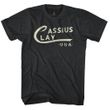 Muhammad Ali Shirt Cassius Clay Logo Black T-Shirt