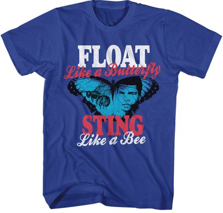 Muhammad Ali Shirt Float Royal Blue Men's T-Shirt