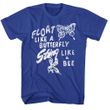 Muhammad Ali Shirt Float Like A Butterfly Royal Blue T-Shirt