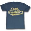 Muhammad Ali Shirt Greatest Adult Blue Heather Tee T-Shirt