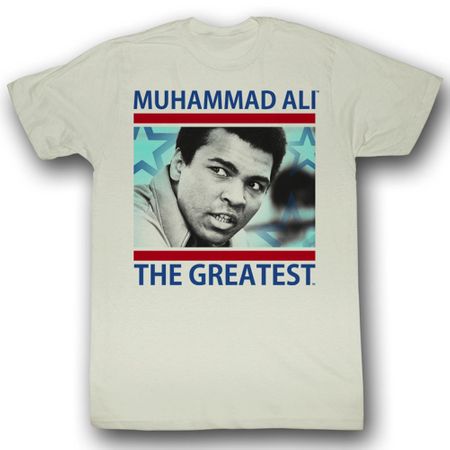 Muhammad Ali Shirt Greatest Adult Natural Tee T-Shirt