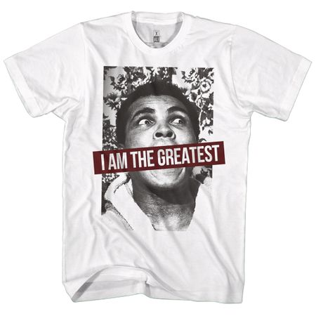 Muhammad Ali Shirt I Am The Greatest White T-Shirt