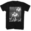 Muhammad Ali Shirt Over Liston 3 Box Black T-Shirt